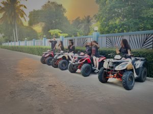 quad bike tour at damnak borey resort in kampot