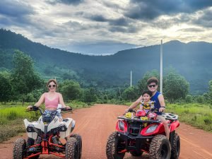 quad bike tour at damnak borey resort in kampot
