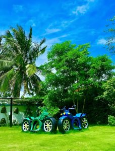 Quad Sculpture at damnak borey resort kampot